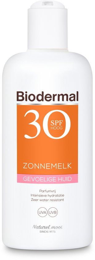 Biodermal Zonnemelk Gevoelige Huid SPF30 - 200ml