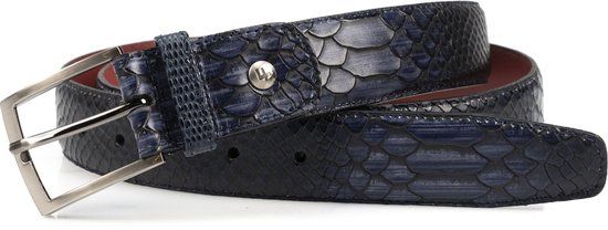 Floris Van Bommel 75188 Riemen - Blauw - Maat 115