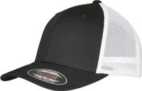 Urban Classics Trucker Recycled Mesh Flexfit pet S/M Zwart/Wit