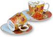 Ensemble de tasses à expresso, 2 pièces, 125 ml, avec motif tournesol