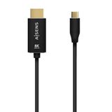 AISENS A109-0712 video kabel adapter 2 m USB Type-C HDMI Type A (Standaard) Zwart