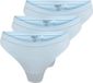 ONLY dames 3P microfiber strings vicky rib grijs