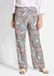 Goldner VERA Lange viscose broek met paisleyprint en wijde pijpen - rosé / gedess. - Maat 42