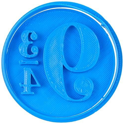 Cuticuter 9 en 3/4 Harry Potter koekjessnijder, blauw, 8 x 7 x 1,5 cm