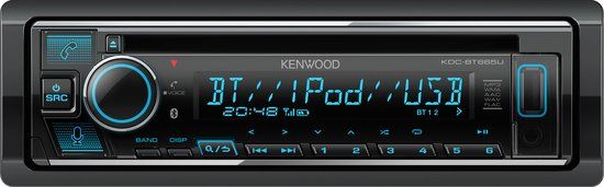 Kenwood Audio Kenwood KDC-BT665U Autoradio | 1DIN | Bluetooth | CD | USB | Amazon Alexa
