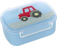 Sigikid 25200 broodtrommel tractor broodtrommel BPA-vrij meisjes en jongens lunchbox aanbevolen vanaf 2 jaar, blauw/rood
