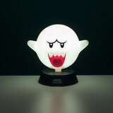 Paladone Super Mario Bros. Boo 3D Icon Lamp V2 - Table Lamp - Night Light - Green/White