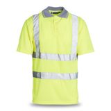 Blackrock 80314 Polo T-shirt met hoge zichtbaarheid EN471, klasse 2, geel, medium