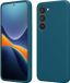 kwmobile telefoonhoesje geschikt voor Samsung Galaxy S23 - Hoesje met siliconen coating - Smartphone case in mat petrol