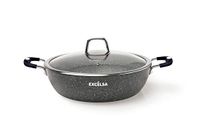 Excelsa Forn-Ok pan met antiaanbaklaag, met 2 handgrepen, aluminium, grijs