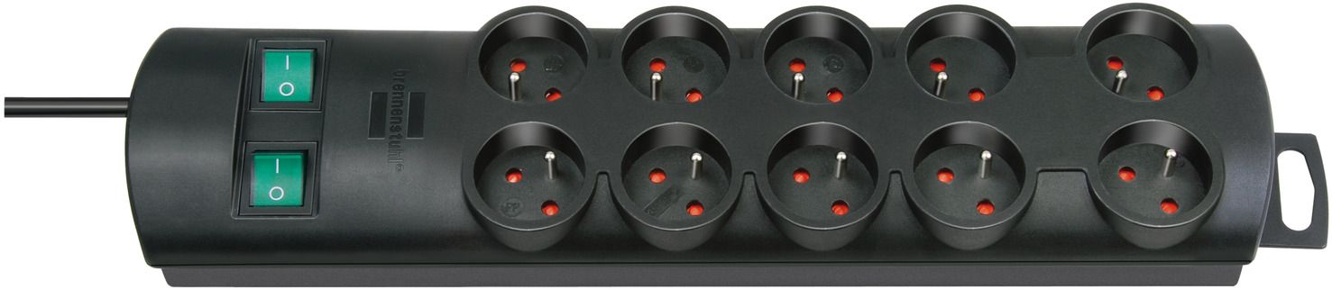 Brennenstuhl 1153304120 - Spanningsbeschermer - Zwart