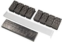 KOTARBAU® Robuuste montagebeslagset, 42 elementen, afstandsstukken, trekstang, slagblok voor laminaat, parket, houten vloeren