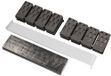 KOTARBAU® Robuuste montagebeslagset, 42 elementen, afstandsstukken, trekstang, slagblok voor laminaat, parket, houten vloeren