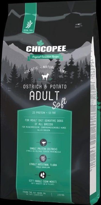 Chicopee HNL Adult Soft Ostrich & Potato - 2 kg