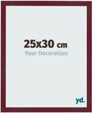 Your Decoration Cadre photo 25x30 cm MDF rouge vin balayé Bologna