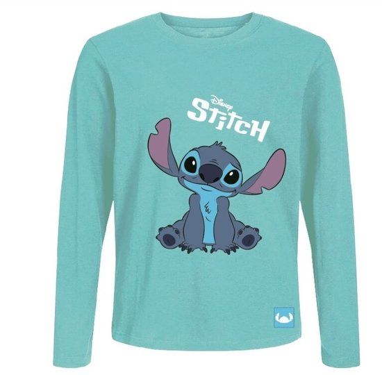 4KidsOnly Lilo & Stitch Longsleeve - Lichtblauw - Katoen - Unisex - 2 jaar