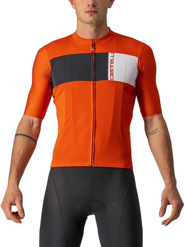 Castelli Prologo 7 Jersey oranje/zwart