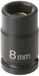 Grey Pneumatic 908MG 1/4" Drive x 8mm Magnetische Standaard Socket