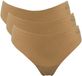 My Basic by After Eden After Eden My Basic Free-cut string van biologisch katoen - Poeder - Maat S - 3-pack