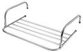 Sèche-linge acier inoxydable - 40 cm - Pliable - Pour balcon, radiateur et intérieur
