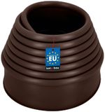 KOTARBAU Tuinrand, Gazonrand Flexibel, Grasrand Kunststof 11 cm x 6 m Bruin
