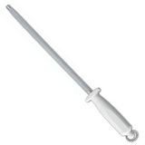 Arcos Serie aanzetstaal - aanzetstaal kunststof handvat - lichaam koolstofstaal chroom gecoat 300 mm - handgreep polypropyleen kleur wit