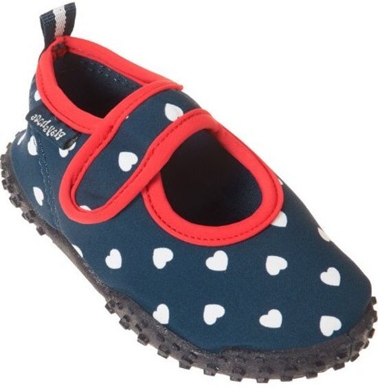 Playshoes Waterschoenen Meisjes Navy/rood Maat 32/33