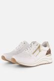 Remonte D0T10 Lage Sneakers Dames Wit Synthetisch Maat 38