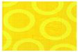 Servet Circle Yellow 33 x 33 cm