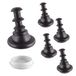 Wagner QuickClick® stoelglijders, viltglijders, set van 4, scharnierglijders om in ronde buizen te steken - Hyper glijders Ø 25 mm - binnen Ø 12 mm/buitendiameter 16 mm voor Vitra stoelen DSX DAX