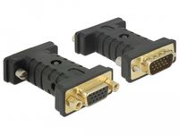 Delock 63326 VGA (D-Sub) vers VGA (D-Sub) + USB Adaptateur Noir