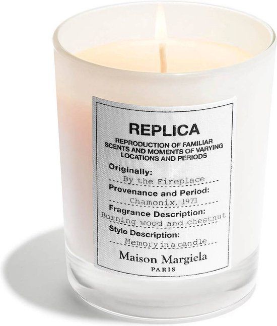 Maison Margiela REPLICA By the Fireplace Geurkaars - Limited Edition - 165 ml - Wit