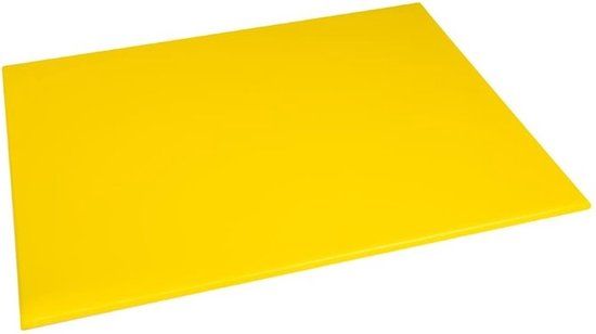 Hygiplas Kleurcode Snijplank Geel 600x450x12mm - Horeca