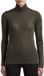 Icebreaker 175 Everyday LS Half Zip Thermoshirt Dames - Maat XL - Vert foncé