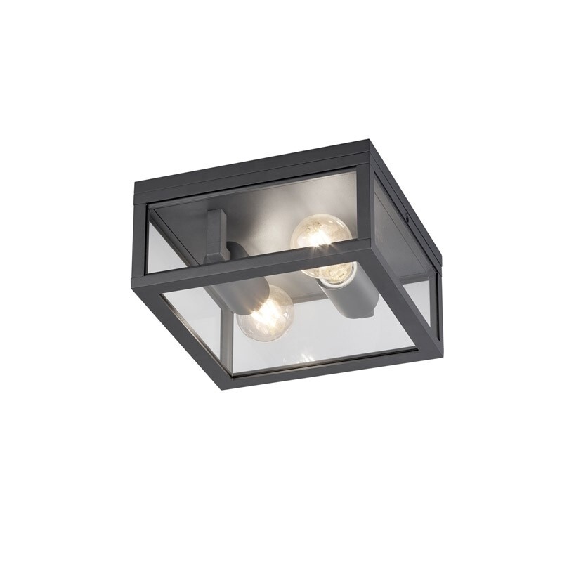 Trio Plafondlamp Garonne Antraciet 601860242