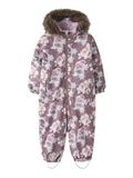 NAME IT NMFSNOW10 SUIT AOP FO NOOS - Fille - Veste de ski - Grape Shake - Polyester - 10000 mm colonne d'eau - Respirabilité 4000 g - Taille 104 - Automne/Hiver 2026