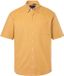 JP 1880 Heren Overhemd FLEXNAMIC® Korte Mouwen Piqué Buttondown Kraag Lichtbruin Maat XXL
