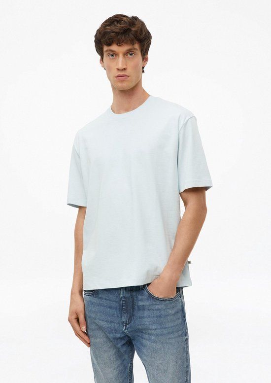 s.Oliver T-shirt Lichtblauw Katoen Maat L