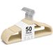 1ABOVE Set van 50 antislip fluwelen hangers van premium kwaliteit (44 cm), stevige fluwelen kleerhangers met trekstang, 360° draaibare haken - ruimtebesparend, stevig om jas, trui en trui vast te