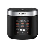 Cosori Rijstkoker - 5L - Zwart - 8 Programma's - Stomen, Slow Cooking & Meer