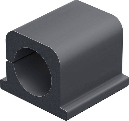 Durable Kabelclip CAVOLINE® CLIP PRO 2 504337 Grafiet (4 stuks)
