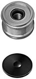 HELLA 9XU 358 038-441 Dynamovrijloop - Schroefdraadmaat: M16x1,5 - Aantal groeven: 7 - Met kap