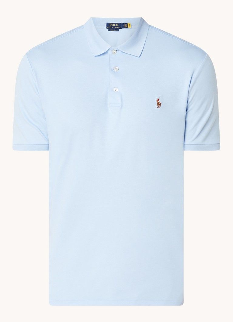 Ralph Lauren Custom Slim Fit Polo met Logo