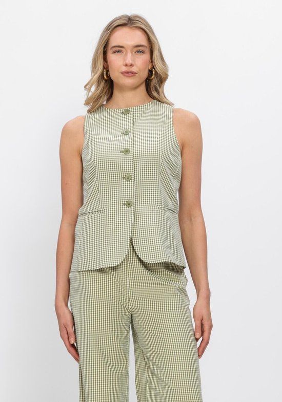 Ydence Gilet Jette Blazers Dames - Groen - Maat XL