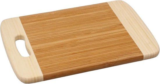 5Five® Bamboe Snijplank - 30 x 20 cm - Antibacterieel - Rechthoekig - Bruin