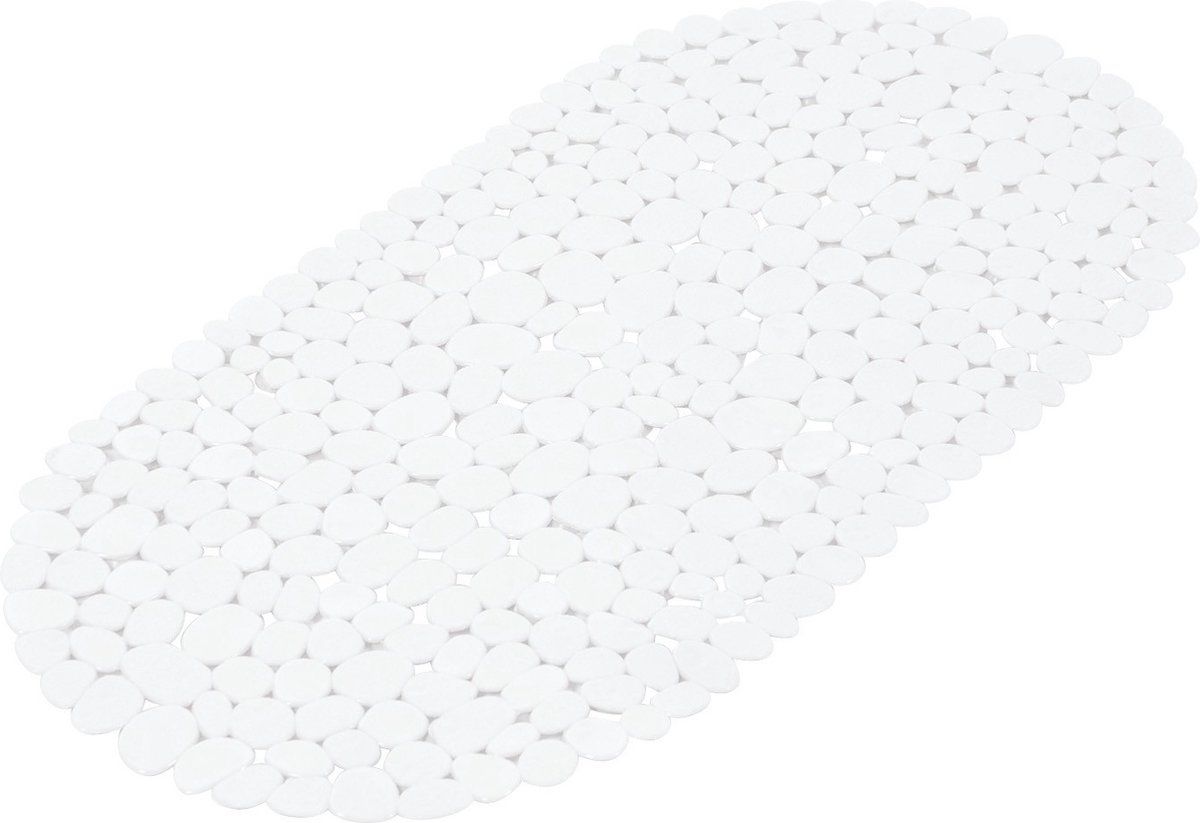 Livettti.NL Antislip badmat - 36x69 cm - Wit - Polyester