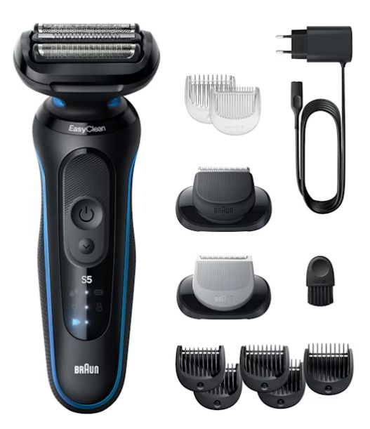 Braun Series 5 52-B1650S - Elektrisch scheerapparaat - Blauw