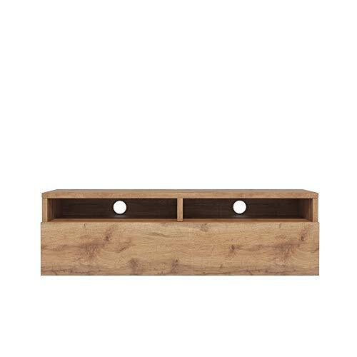 Selsey REDNAW - TV-meubel met lade/voor de woonkamer - 100 cm - wotan eiken