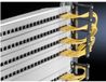 Rittal 7111.214 19 inch Kabelgeleiding voor patchkast 1 HE Zwart
