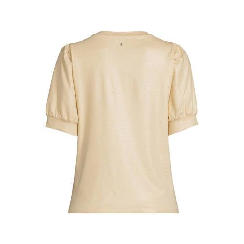 Tramontana Glitter Top Beige